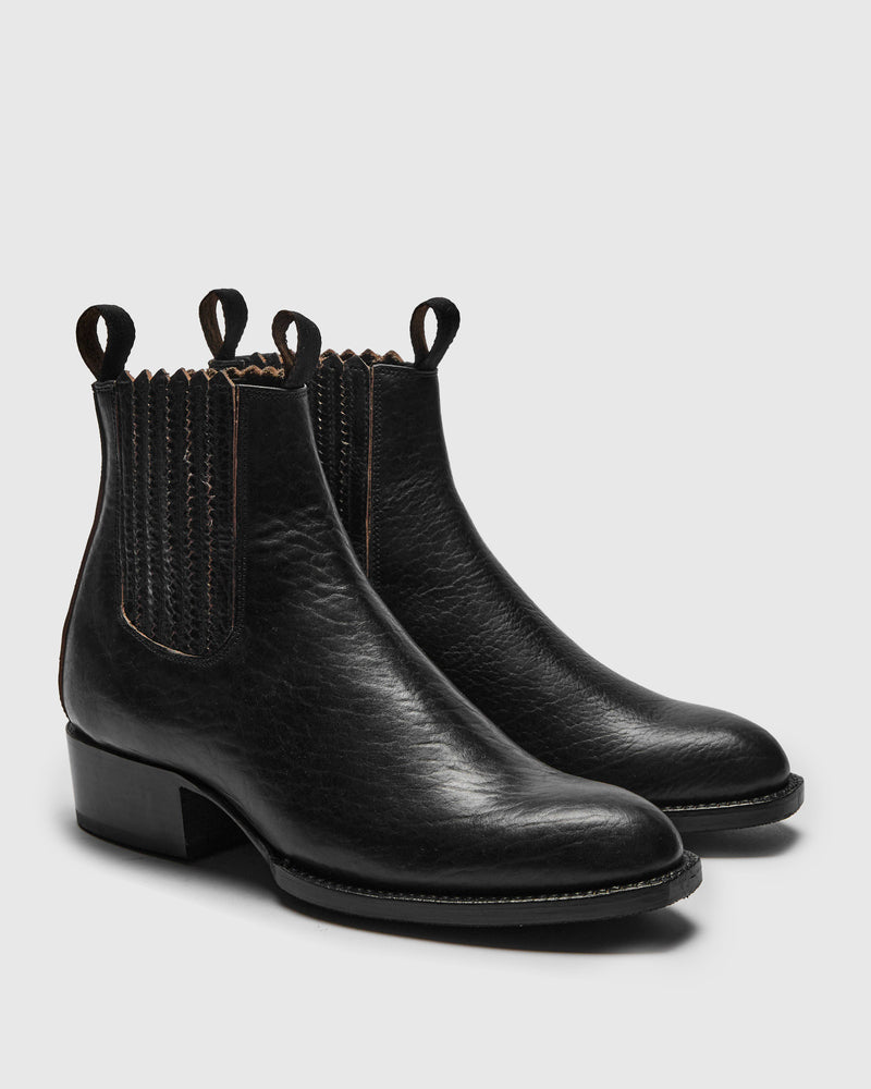 Bandido Boot in Black Teacore Bison