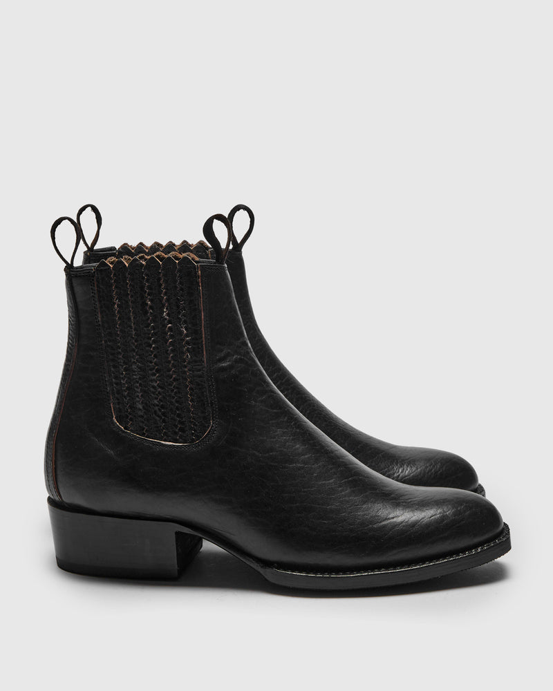 Bandido Boot in Black Teacore Bison