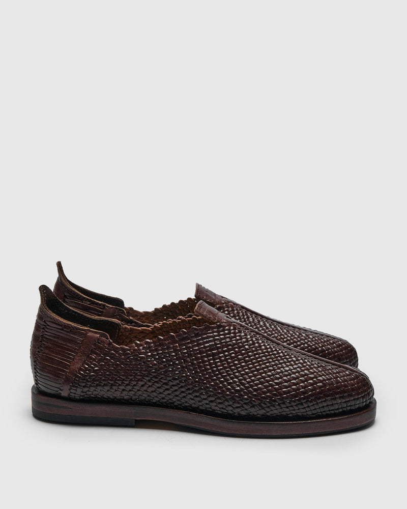 Huarache Balam Slip-On in Brown