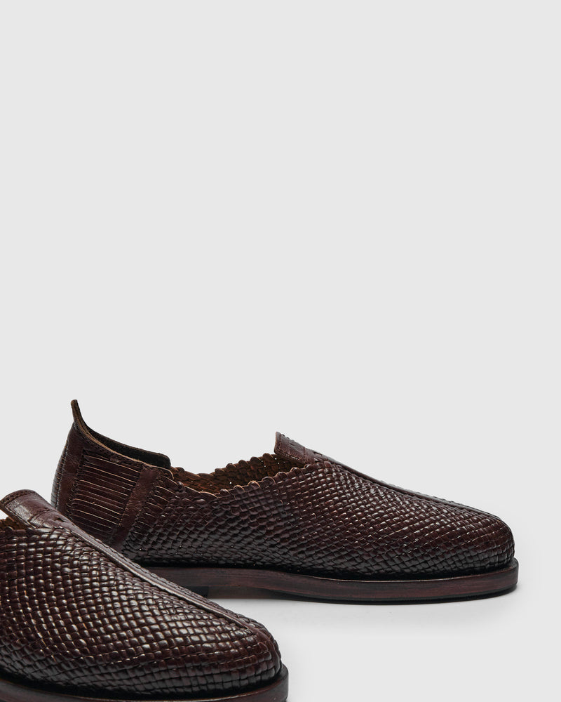 Huarache Balam Slip-On in Brown