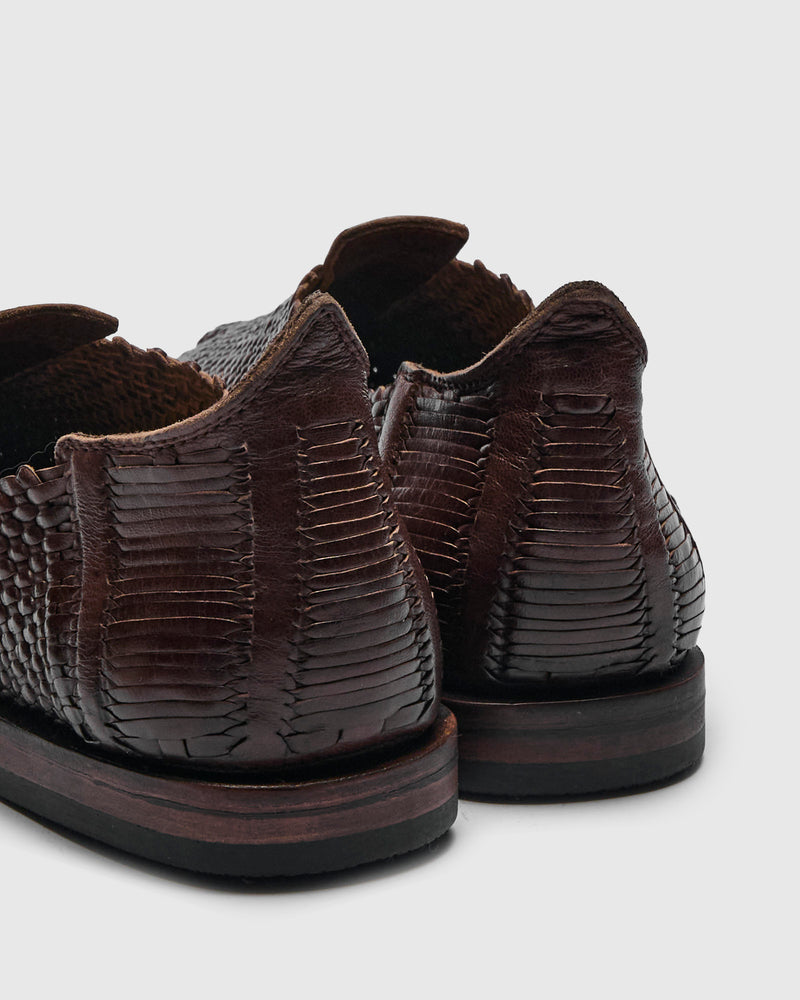 Huarache Balam Slip-On in Brown