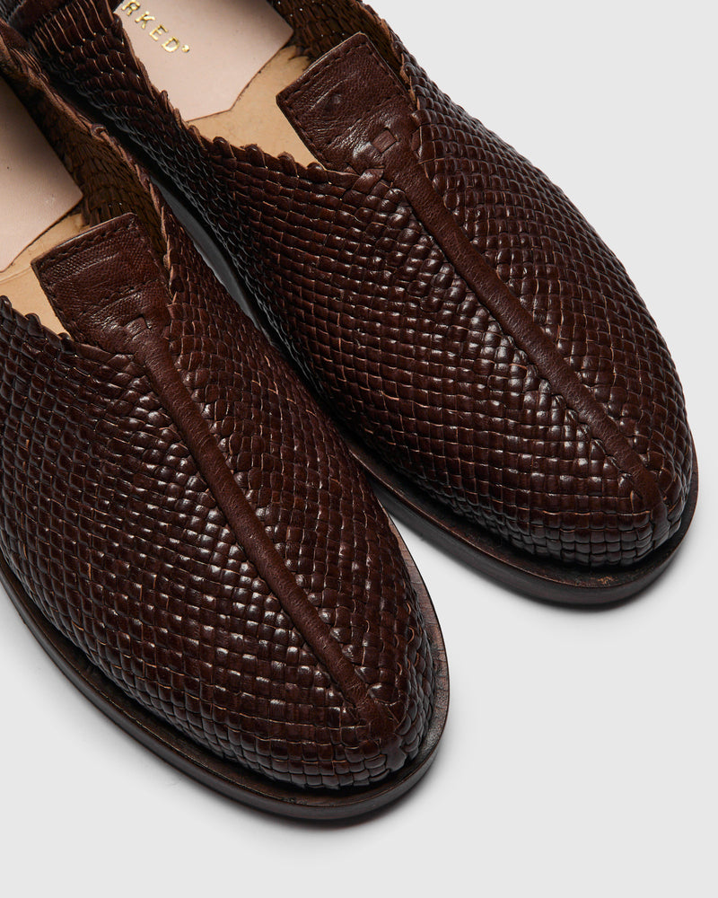 Huarache Balam Slip-On in Brown