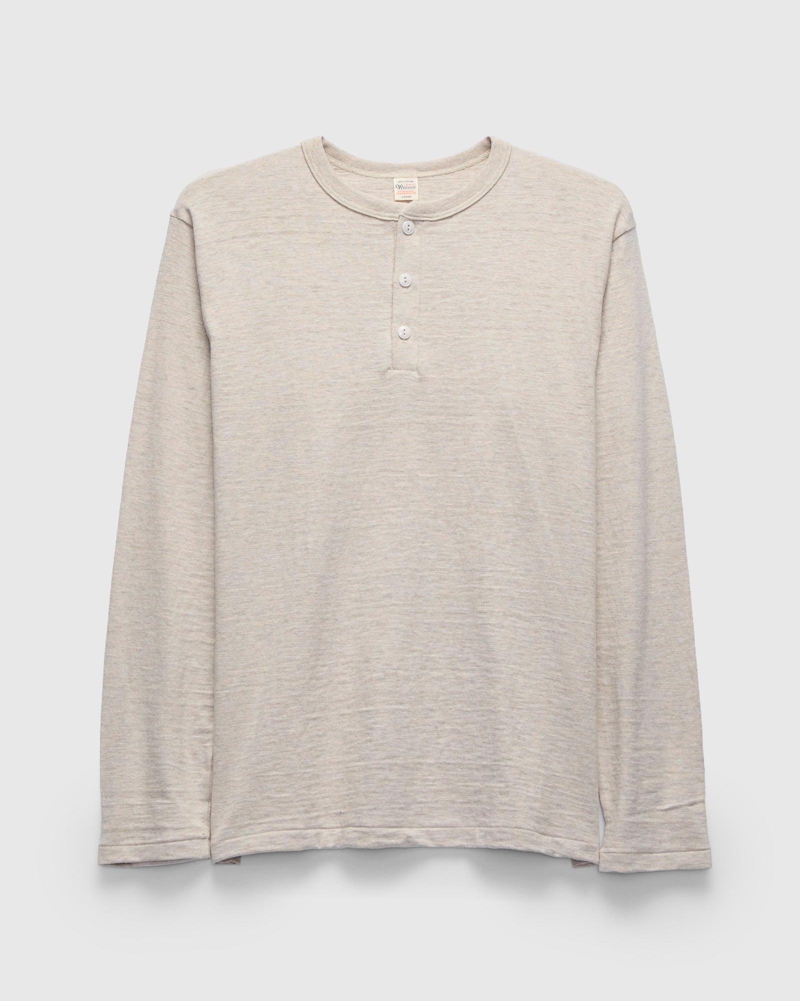 5907 Long Sleeve Henley in Oatmeal – Blue Owl Workshop