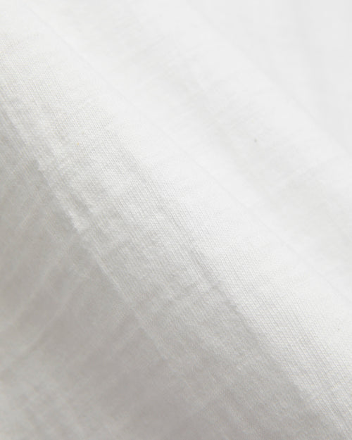 5907 Long Sleeve Henley in Off-White