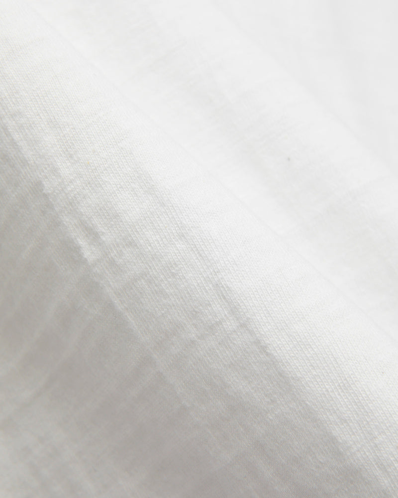 5907 Long Sleeve Henley in Off-White