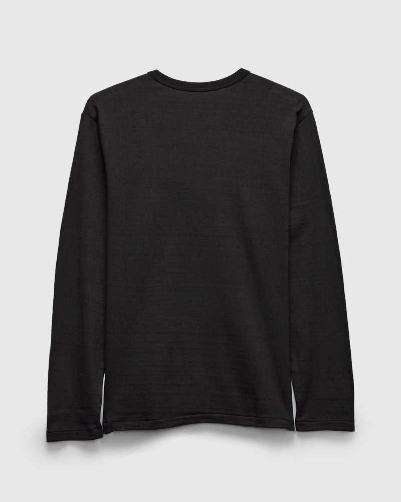 5907 Long Sleeve Henley in Sumikuro