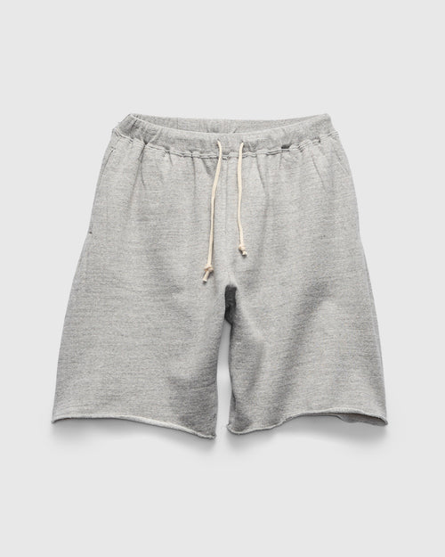 Cut Off Sweatshort in Heather Grey