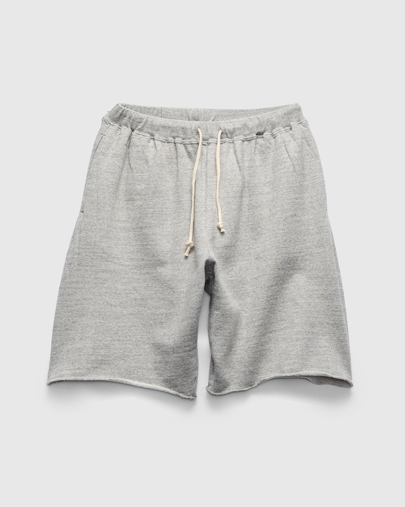 Cut Off Sweatshort in Heather Grey