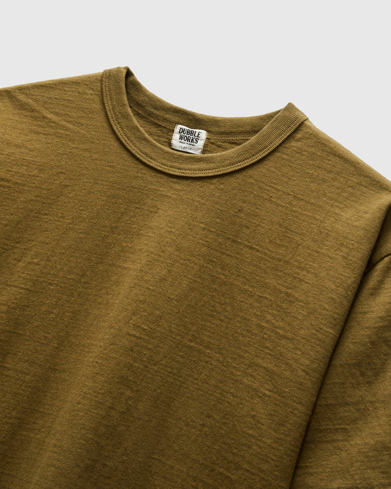 Fallen Cotton Slub Tee in Khaki
