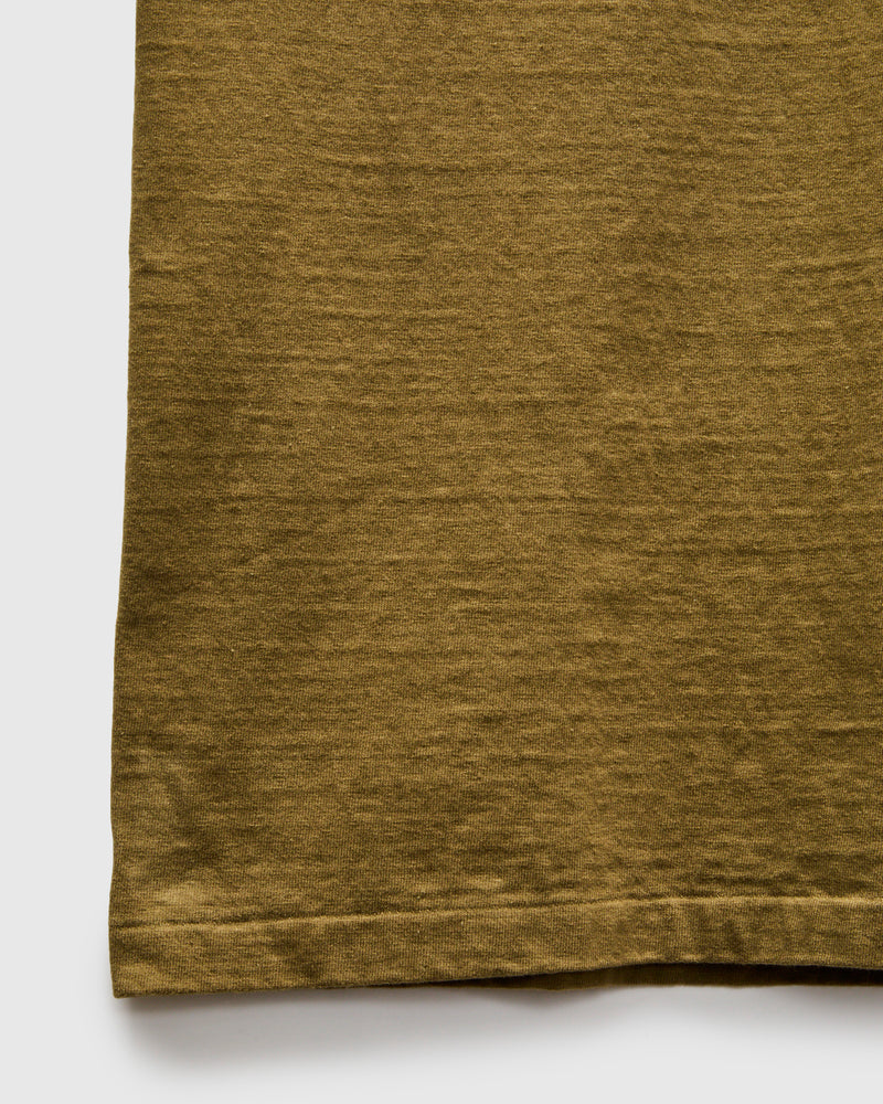 Fallen Cotton Slub Tee in Khaki