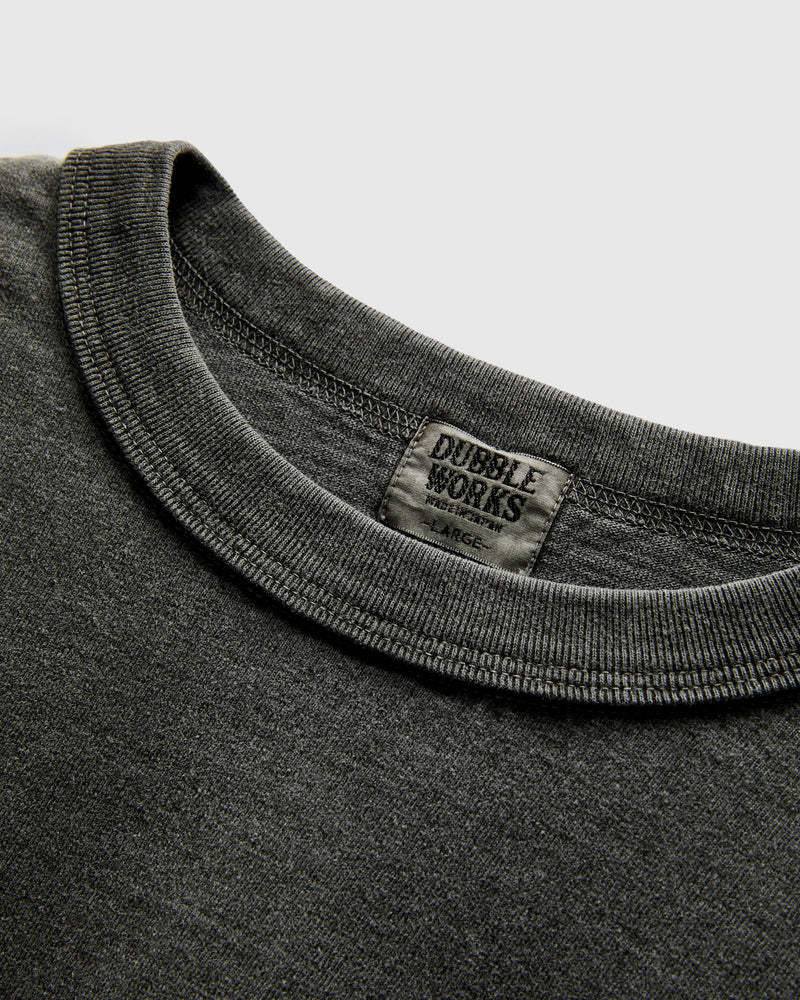 Pigment Dyed Fallen Cotton Slub Tee in Sumikuro