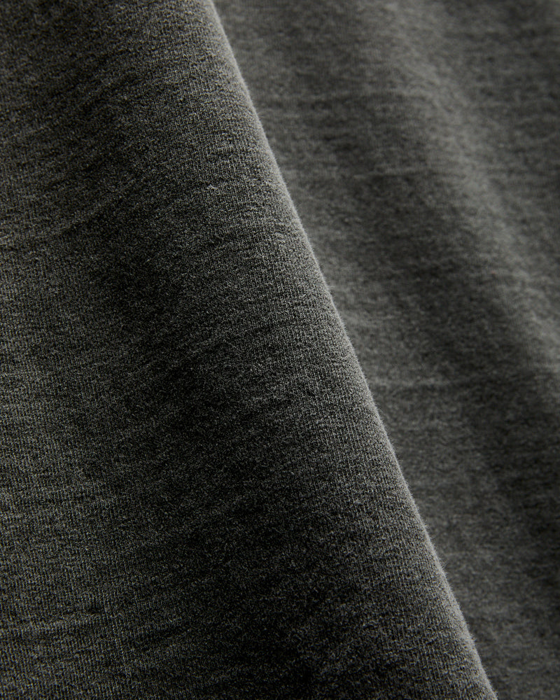 Pigment Dyed Fallen Cotton Slub Tee in Sumikuro