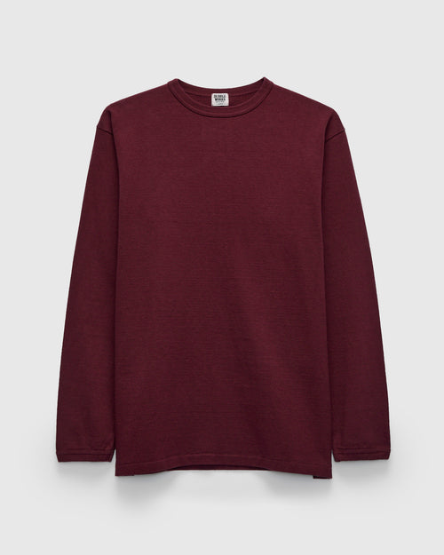 Stand Wheeler Longsleeve T-Shirt in Bordeaux