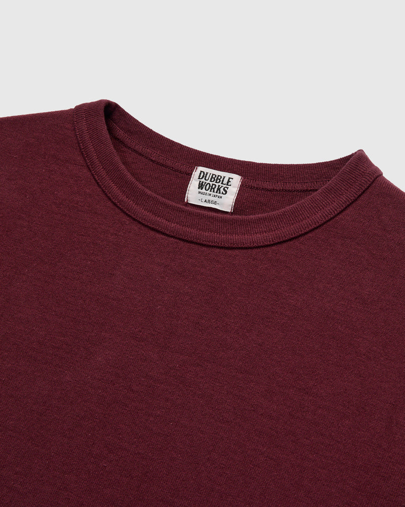 Stand Wheeler Longsleeve T-Shirt in Bordeaux