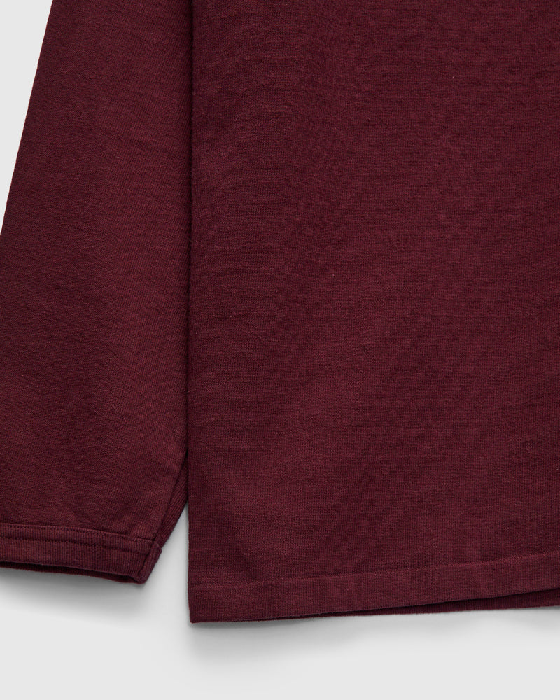 Stand Wheeler Longsleeve T-Shirt in Bordeaux