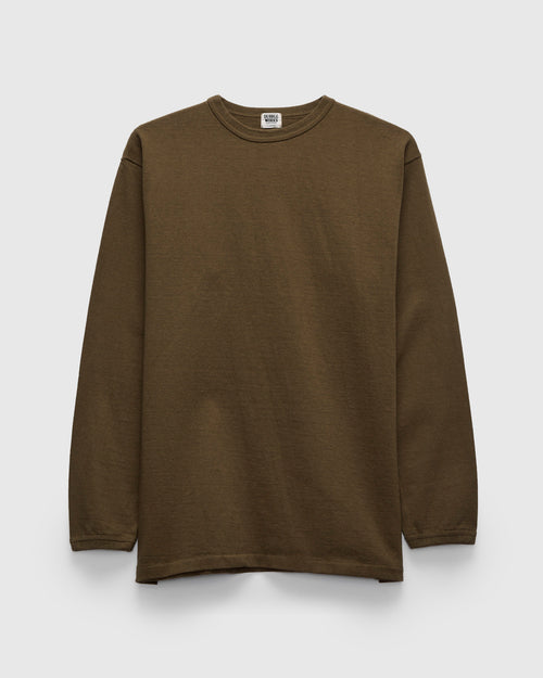 Stand Wheeler Longsleeve T-Shirt in Khaki