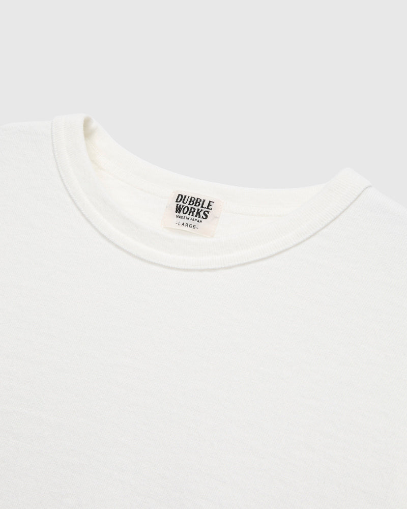 Stand Wheeler Longsleeve T-Shirt in Off White