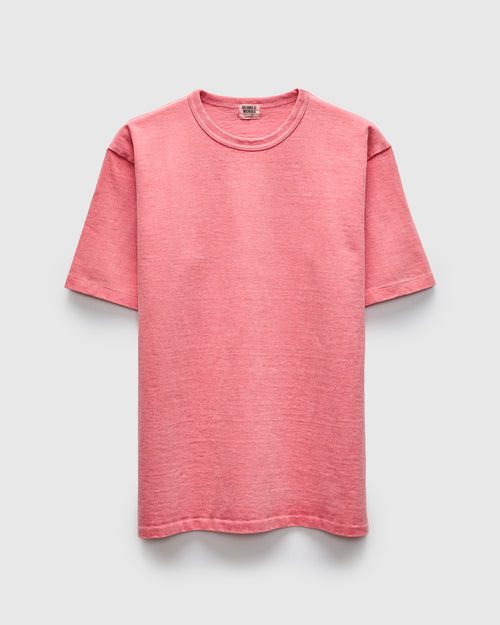 Stand Wheeler Pigment-Dyed T-Shirt in Pink