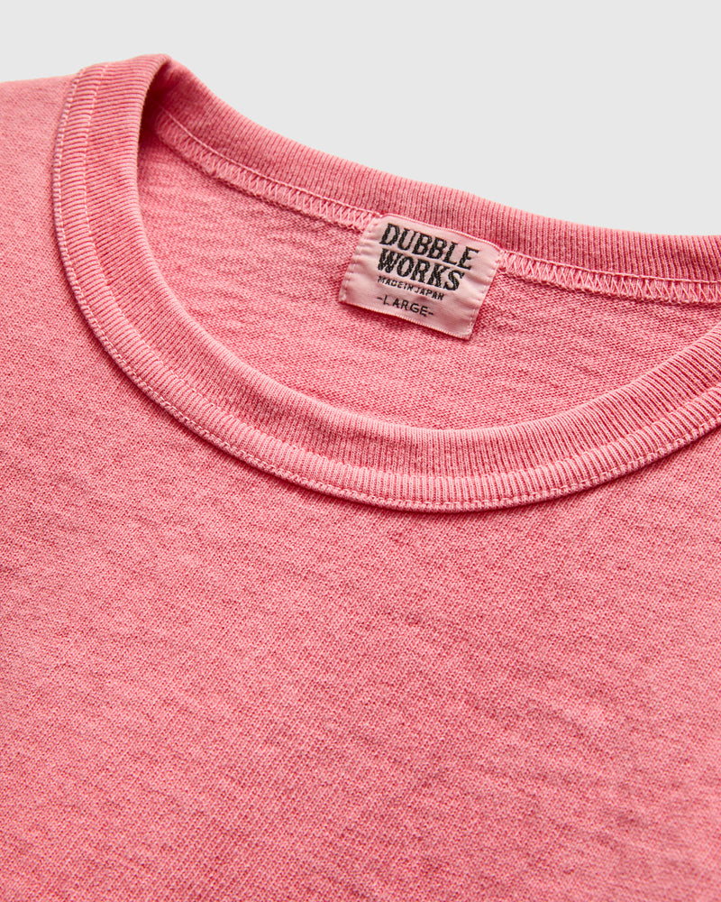 Stand Wheeler Pigment-Dyed T-Shirt in Pink
