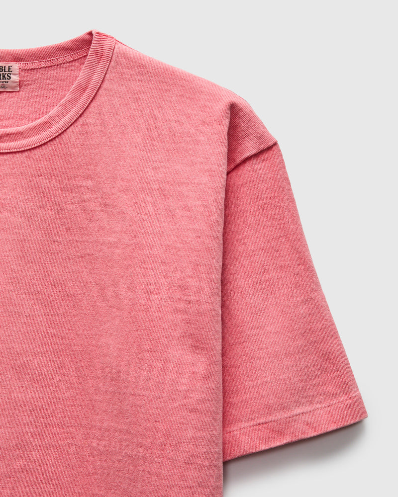 Stand Wheeler Pigment-Dyed T-Shirt in Pink