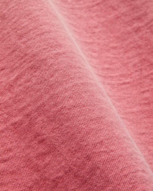 Stand Wheeler Pigment-Dyed T-Shirt in Pink