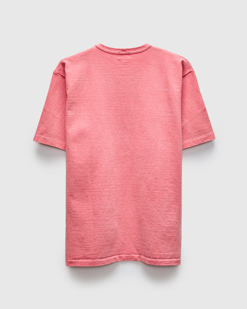 Stand Wheeler Pigment-Dyed T-Shirt in Pink