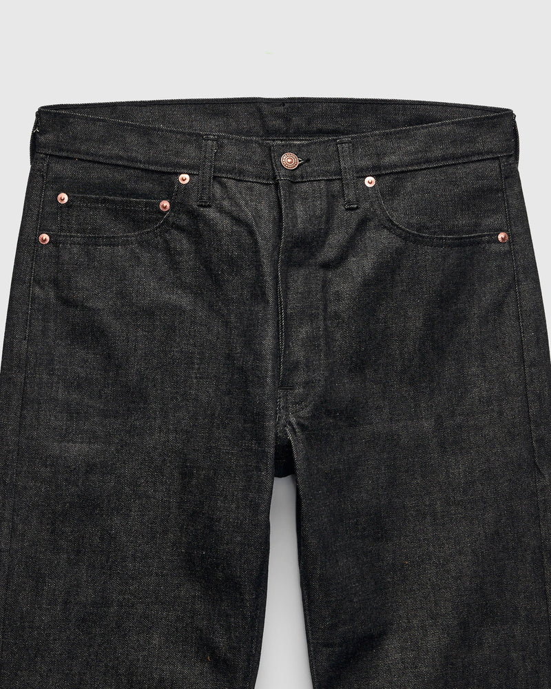 "Lot 224" 14.5oz Black 66 Selvedge Denim - Regular Straight Fit