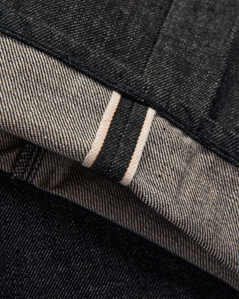 "Lot 224" 14.5oz Black 66 Selvedge Denim - Regular Straight Fit