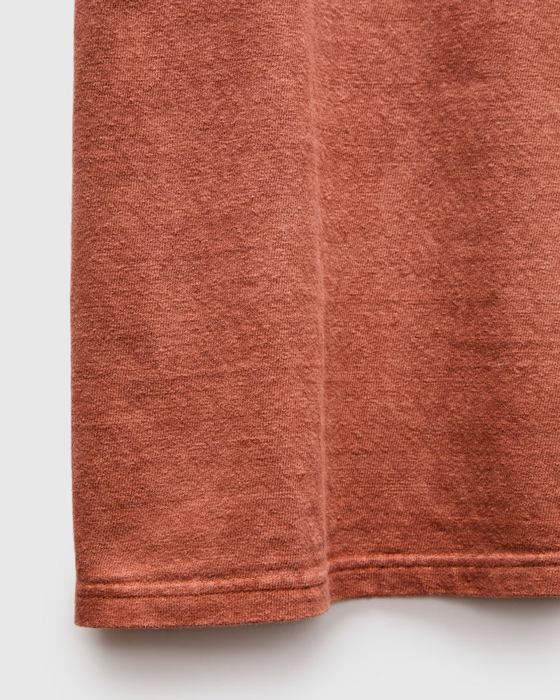 Amami Hand Dyed ELS Recycled Cotton T-Shirt in Sharinbai Doro