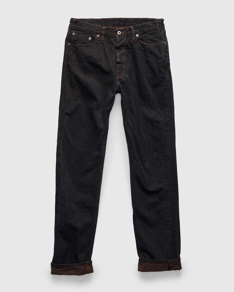 "Natural Dye Pack" 14oz Brown Selvedge Denim - Classic Straight Fit