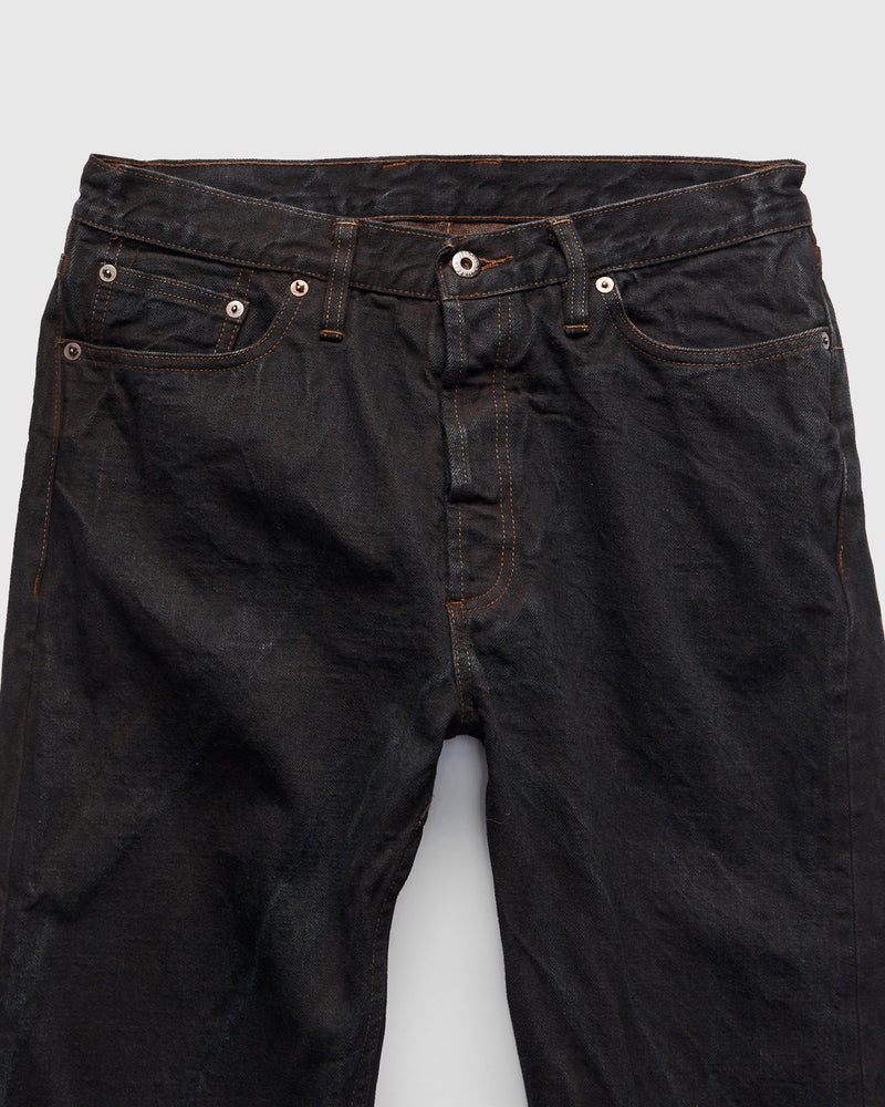 "Natural Dye Pack" 14oz Brown Selvedge Denim - Classic Straight Fit