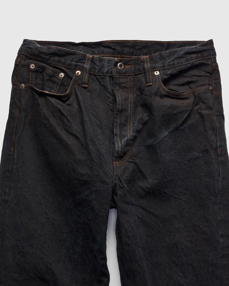 "Natural Dye Pack" 14oz Brown Selvedge Denim - Relaxed Straight Fit