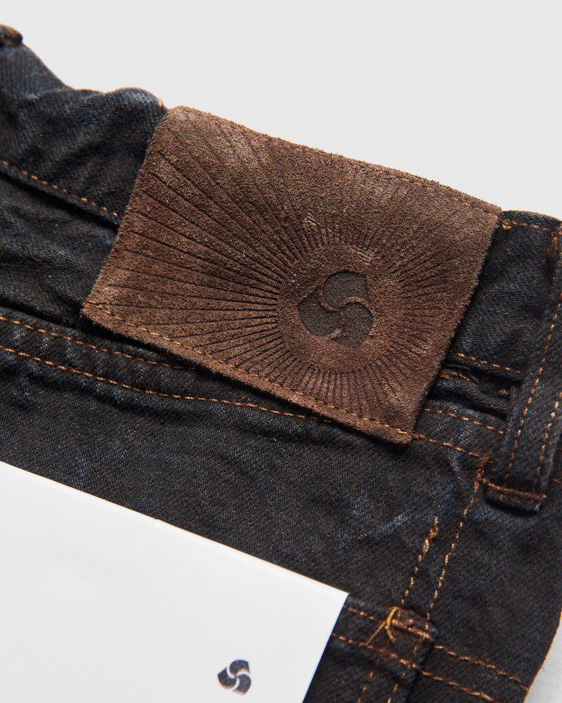 "Natural Dye Pack" 14oz Brown Selvedge Denim - Relaxed Straight Fit
