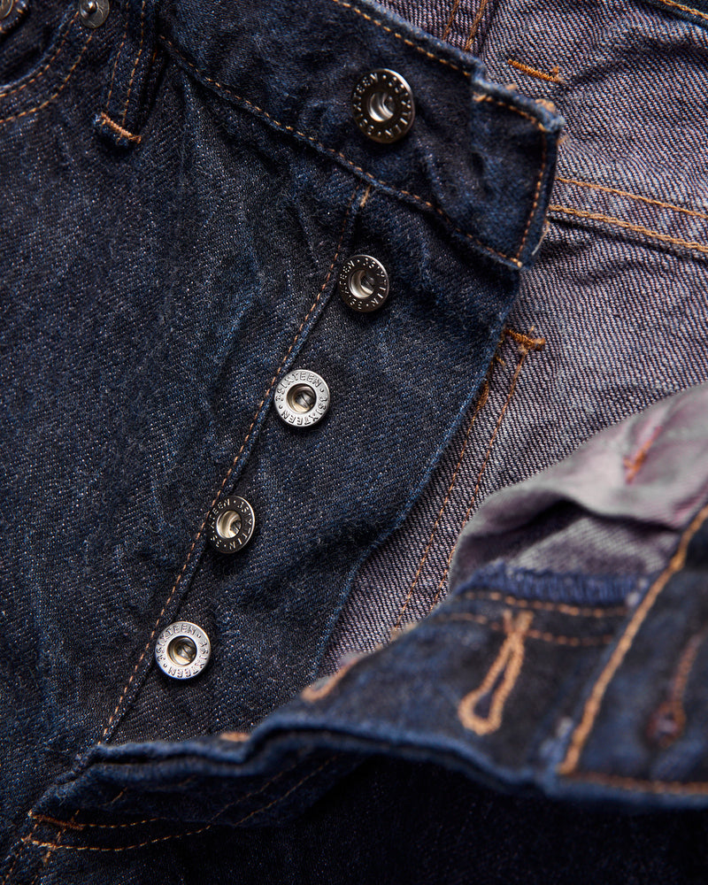 "Natural Dye Pack" 14oz Lavender Selvedge Denim - Classic Straight Fit