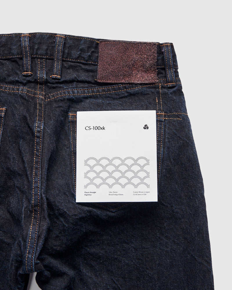 "Natural Dye Pack" 14oz Lavender Selvedge Denim - Classic Straight Fit