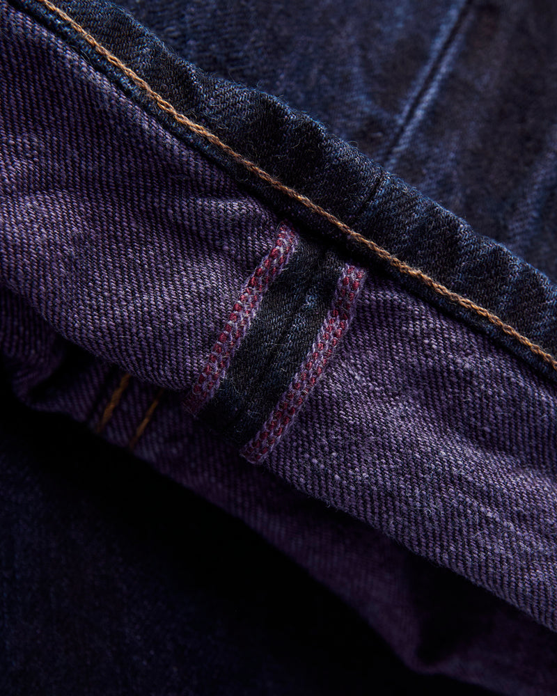 "Natural Dye Pack" 14oz Lavender Selvedge Denim - Classic Straight Fit