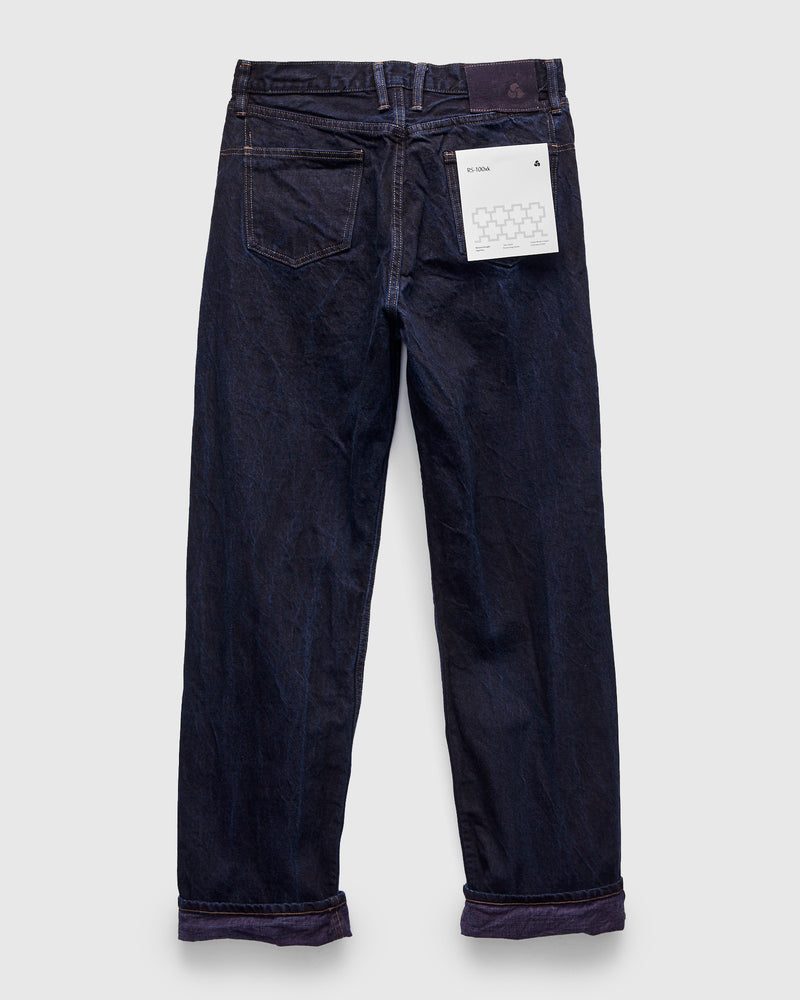 "Natural Dye Pack" 14oz Lavender Selvedge Denim - Relaxed Straight Fit