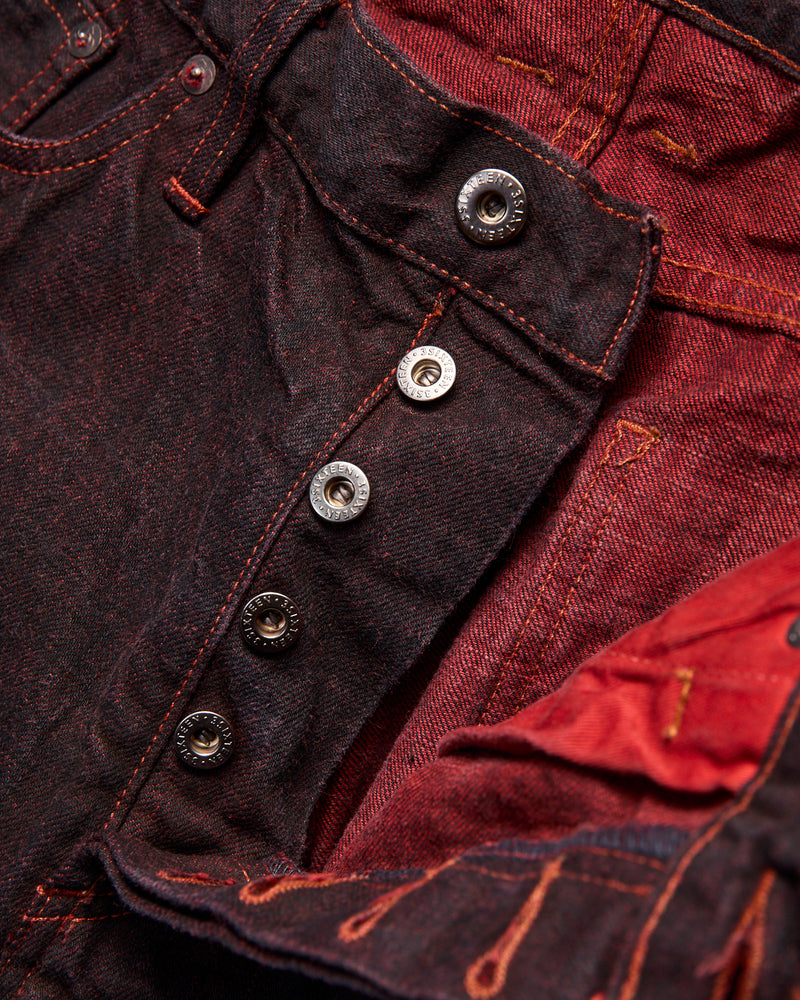 "Natural Dye Pack" 14oz Red Selvedge Denim - Classic Straight Fit