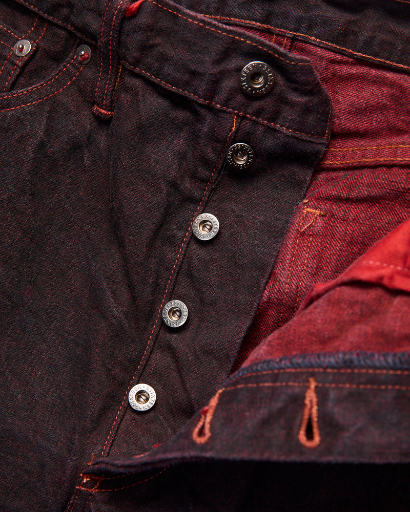 "Natural Dye Pack" 14oz Red Selvedge Denim - Relaxed Straight Fit