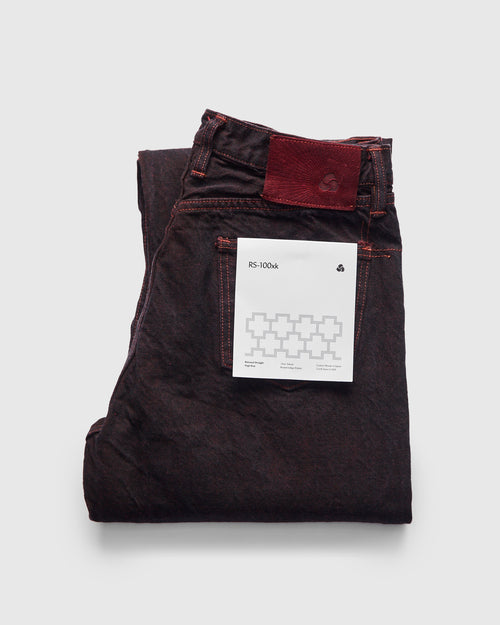 "Natural Dye Pack" 14oz Red Selvedge Denim - Relaxed Straight Fit