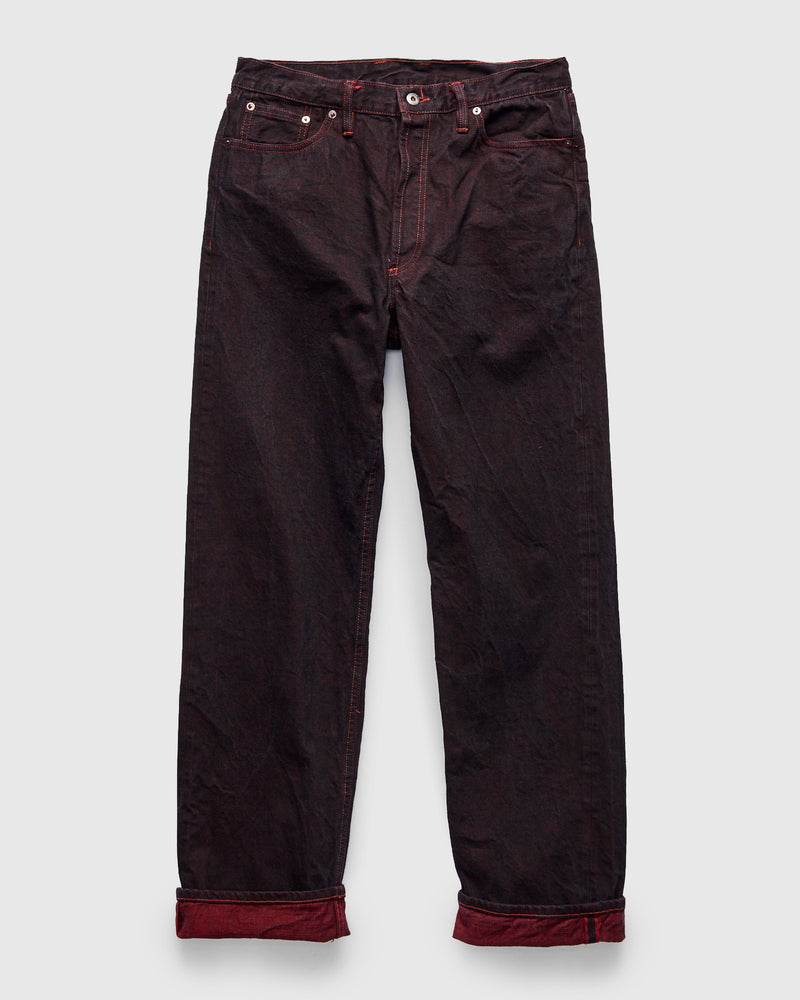 "Natural Dye Pack" 14oz Red Selvedge Denim - Relaxed Straight Fit