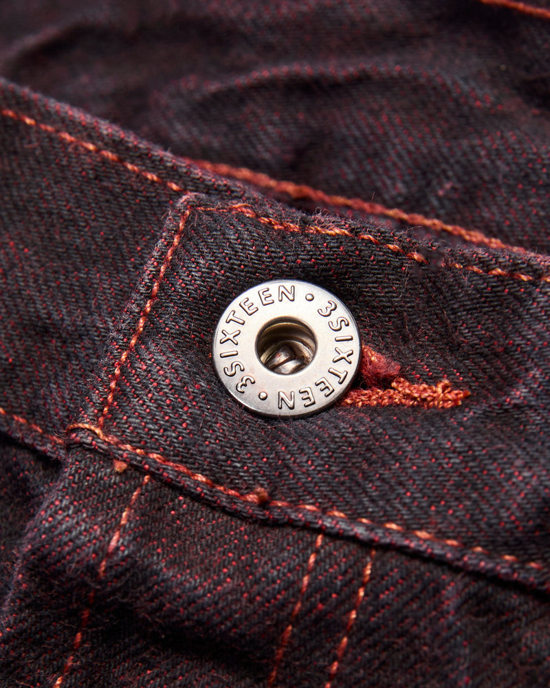 "Natural Dye Pack" 14oz Red Selvedge Denim - Relaxed Straight Fit