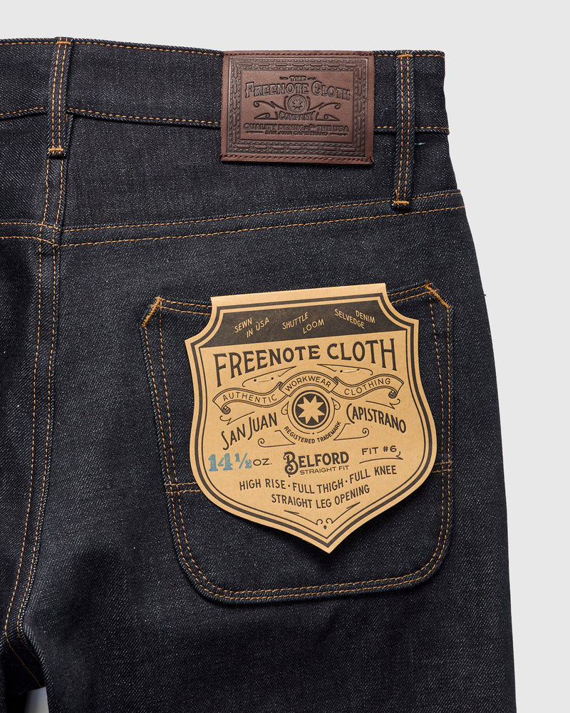 "Kaihara Belford" 14.5oz Selvedge Denim Pant - 50s Straight Fit