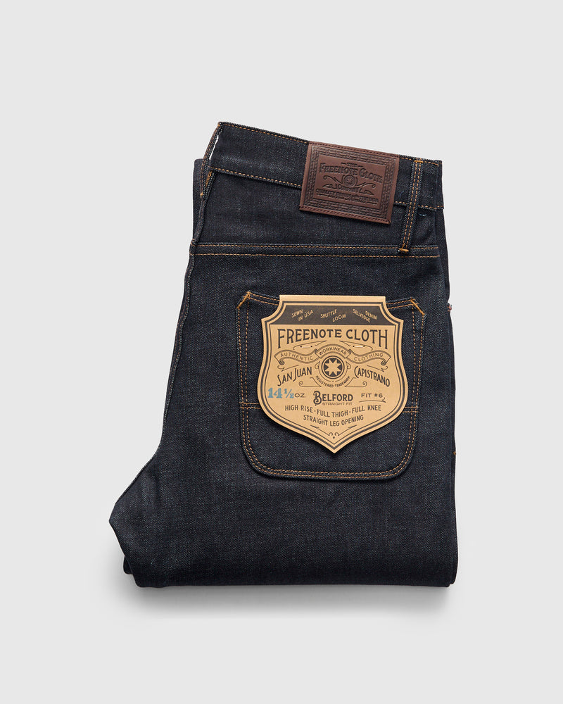 "Kaihara Belford" 14.5oz Selvedge Denim Pant - 50s Straight Fit