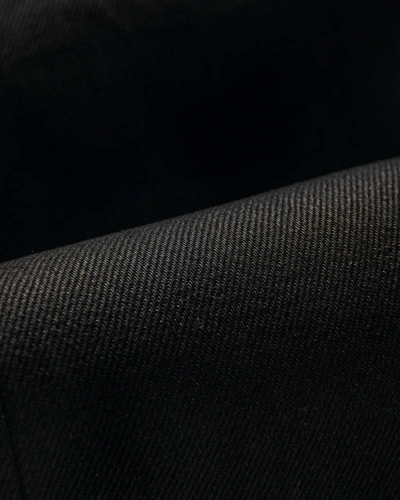"Black Portola" 15.75oz Double Black Selvedge Denim - Tapered Fit