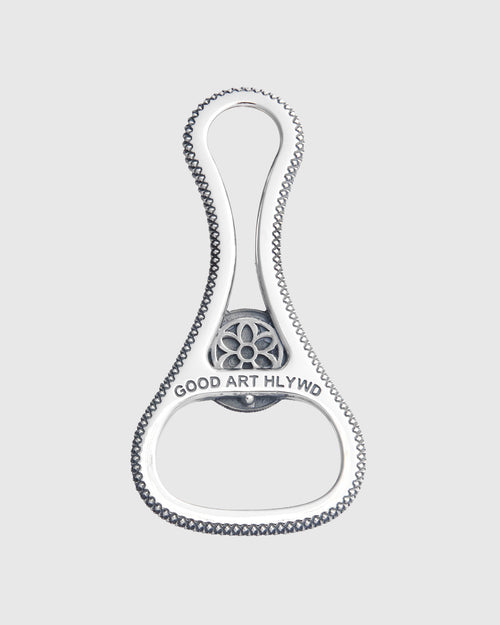 Goosebumps Church Key Bottle Opener in Sterling Silver