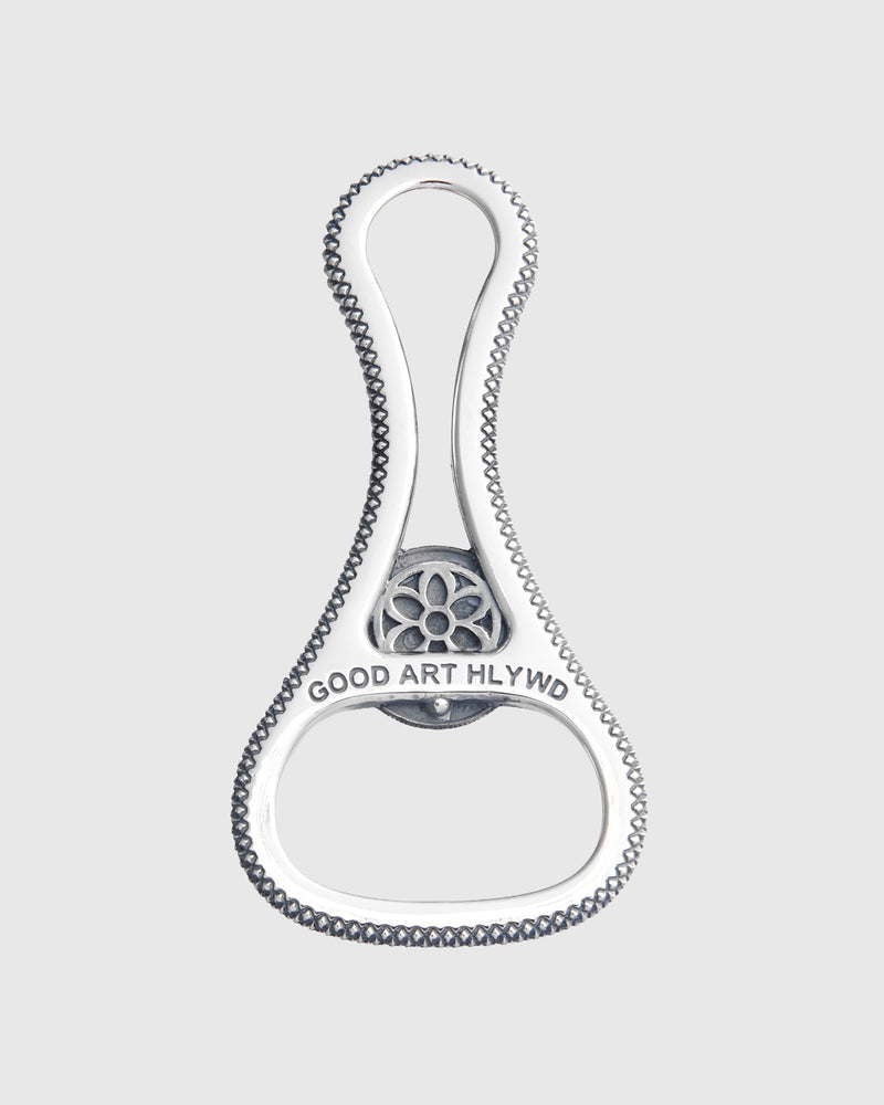 Goosebumps Church Key Bottle Opener in Sterling Silver