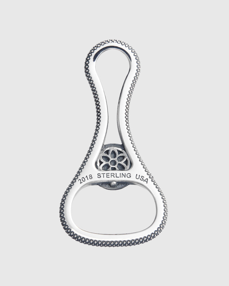 Goosebumps Church Key Bottle Opener in Sterling Silver