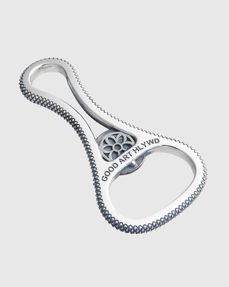 Goosebumps Church Key Bottle Opener in Sterling Silver