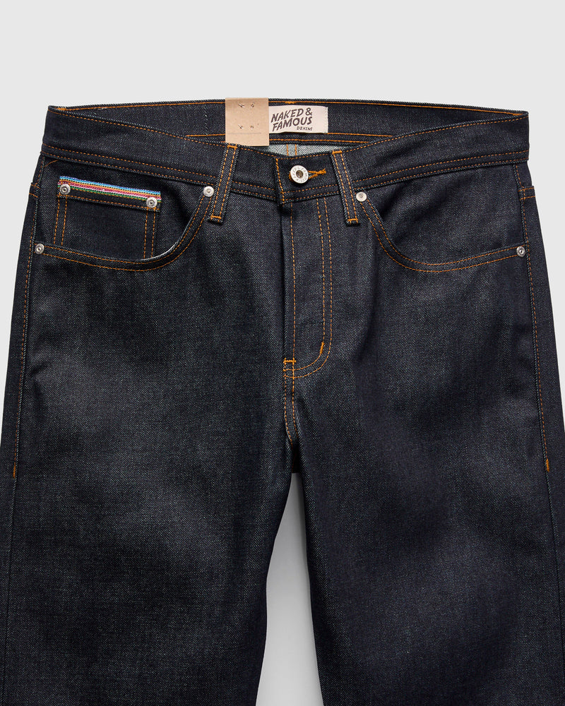 "Dia De Los Muertos Bat" 12.5oz Selvedge Denim - Weird Guy Fit